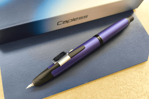 Pilot Capless Special Alloy Fountain Pen Matte Purple Limited Edition