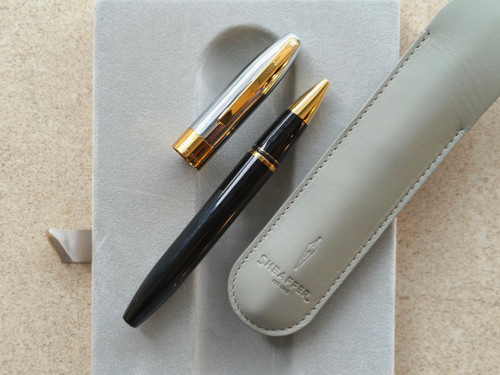 Sheaffer Legacy 9065 Black and Chrome Cap Rollerball