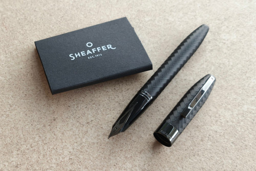 Sheaffer Legacy 9066 Chevron Matte Black Fountain Pen