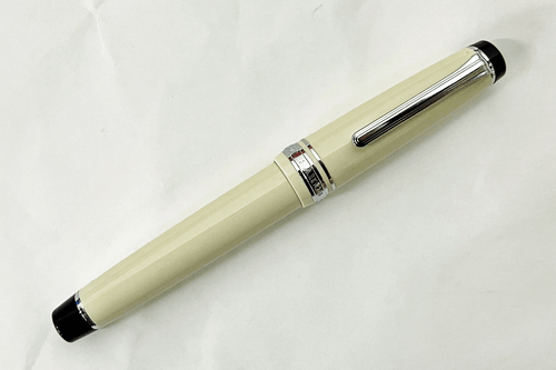 Sailor Professional Gear Ivory Silver Trim Fountain Pen