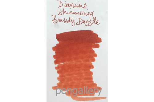 Diamine Brandy Dazzle Fountain Pen Shimmering 50ml Bottle Ink