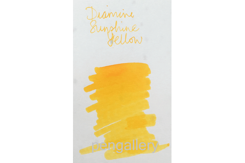 Diamine Sunshine Yellow Fountain Pen 80ml Bottle Ink