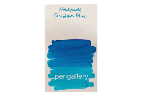 Monteverde Fountain Pen 30ml Bottle Ink Caribbean Blue