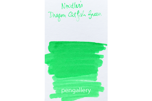 Noodler's Fountain Pen 4.5oz  Bottle Ink Dragon Catfish Green