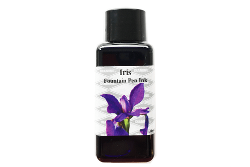 Diamine Iris Fountain Pen 30ml Flower Bottle Ink