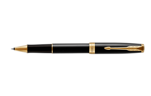 Parker Sonnet Black Lacquer GT Rollerball Pen
