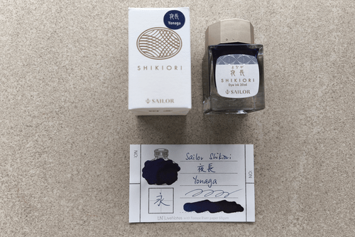Sailor Shikiori Yonaga Blue 20ml Bottle Ink for Fountain Pen
