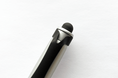 Pelikan Stola II Black Silver Ballpoint Pen With Stylus Tip