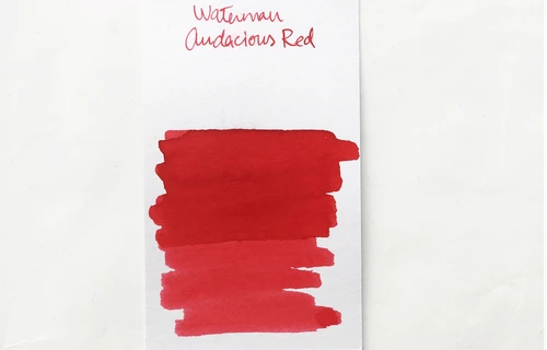 Waterman Fountain Pen 50ml Bottle Ink Audacious Red