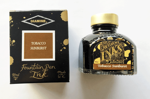 Diamine Tobacco Sunburst Fountain Pen 80ml Bottle Ink Gibson Les Paul