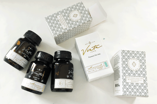 Vinta Fountain Pen 30ml Bottle Ink Bronze Yellow [La Paz 1985]