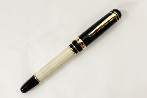 Laban Cambridge Black Ivory Steel Nib Fountain Pen