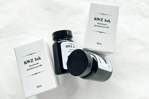KWZ Blue Black Fountain Pen 60ml Bottle Ink 