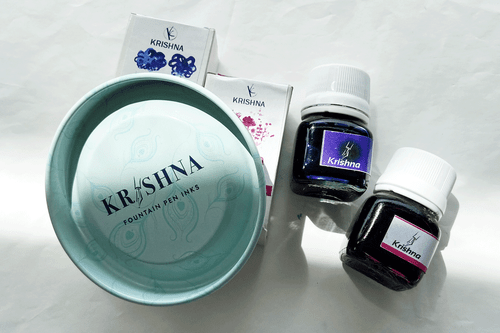 Krishna Inks Super Rich Series Sindhoor Fountain Pen 20ml Bottle Ink 