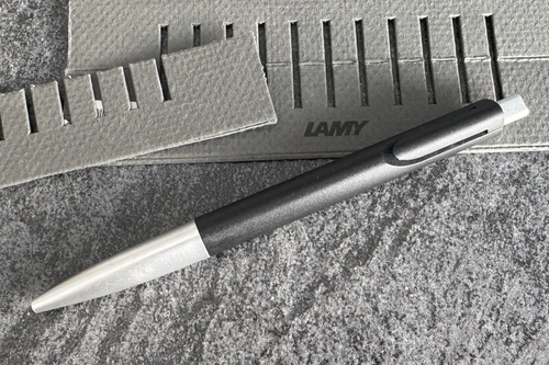 Lamy Noto Black Silver Ballpoint Pen