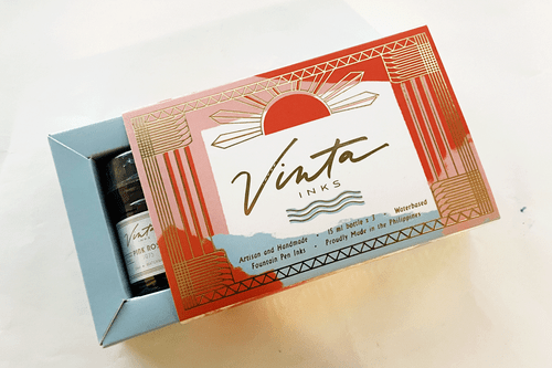 Vinta Fountain Pen 3 X 15ml Bottle Vintage Set