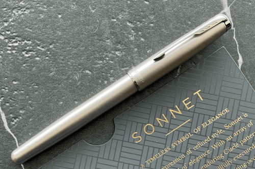 Parker Sonnet Essential Stainless Steel CT Fountain Pen