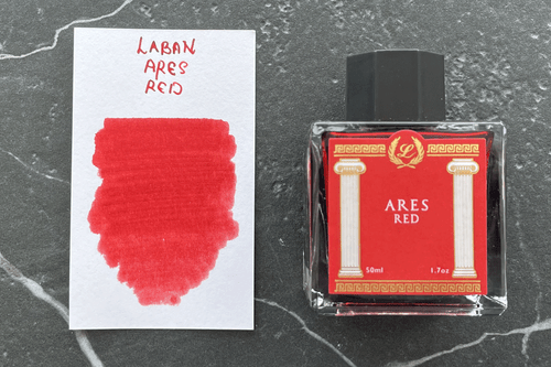 Laban Greek Mythology Ares Red Fountain Pen 50ml Bottle Ink  Laban Greek Mythology Ares Red Fountain Pen 50ml Bottle Ink