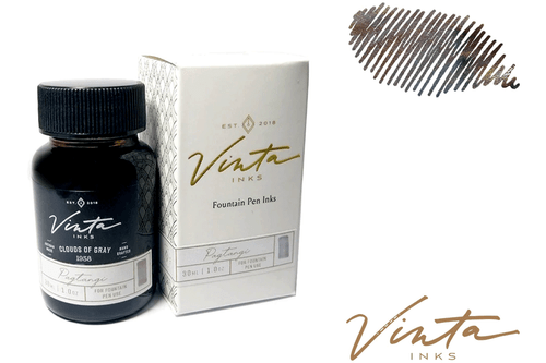 Vinta Fairytale Clouds of Gray [Pagtangi 1958] Fountain Pen 30ml Bottle Ink 