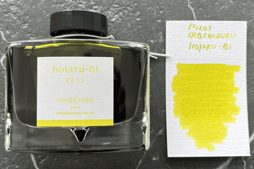 Pilot Fountain Pen 50ml Iroshizuku Bottle Ink Hotaru-bi