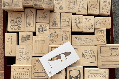 PenGallery X Catdoo Rubber Stamp -Nib Two