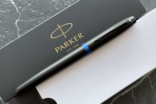 Parker IM Vibrant Rings Marine Blue Fountain Pen