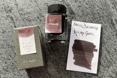 Sailor Yurameku 2nd Ed Kokoro Guma Fountain Pen 20ml Bottle Ink