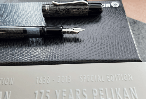 Pelikan Special Edition M101N Lizard Fountain Pen Broad Nib