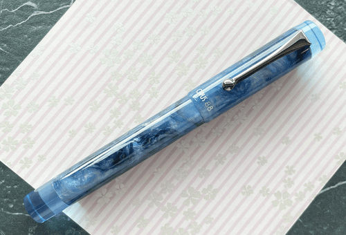 Opus 88 Demonstrator Sapphire Fountain Pen