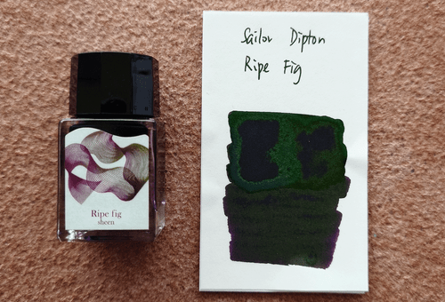 Sailor Dipton Hocoro Set for Dip Pens Pen 10ml Bottle Ink Ripe Fig