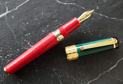 Delta Limited Edition IL Perugino Fountain Pen 14K Extra Fine Nib