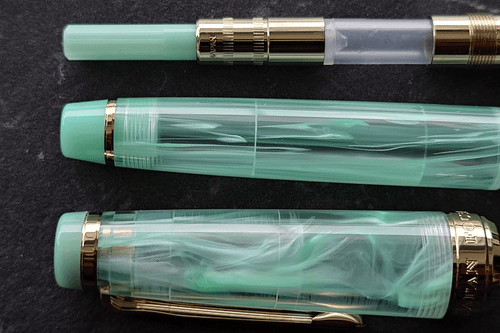 Sailor PG Slim Veilio Pearl Mint Fountain Pen 21K Medium Nib