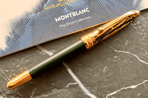 Montblanc Meisterstuck Classique 163 The Origin Doue Green Rollerball Pen