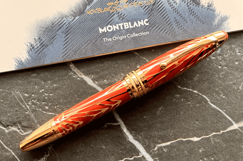 Montblanc Meisterstuck Le Grand 162 The Origin Solitaire Coral Rollerball Pen
