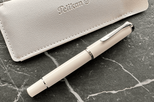 Pelikan M205 White Fountain Pen Medium Nib