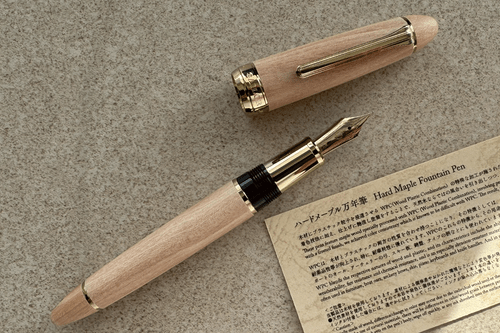 Sailor 1911 Hard Maple Natural 21K Fountain Pen Medium Fine Nib