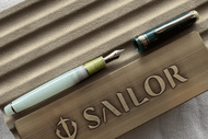 Sailor Pro Gear Slim Dried Flower #2 Eucalyptus 14K Fountain Pen Fine Nib