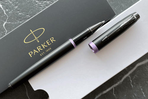 Parker IM Vibrant Rings Amethyst Purple Rollerball Pen (2172950)