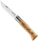 Opinel No.08 Oak Engraved Handle Folding Knife - Animalia - Boar