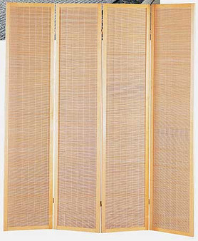 4 PANEL 83inH BAMBOO MATCHSTICK SCREEN