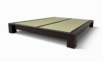 Tatami Platform Bed - Dark Walnut
