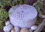 CARVED STEPPING STONE