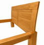 Magari Platform Headboard - Honey Oak