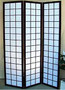 3 PANEL 71inH CHECKER-BOARD SCREEN