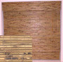 BURNT BAMBOO BLIND, ROMAN STYLE