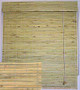 Tortoise Bamboo Slats Blinds, Roman Ladder Type with valence