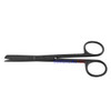 Operating Scissors Straight Sharp-Blunt Black Finish - surgical123