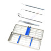 periodontal exam kit dental instruments set with cassette