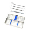 dental diagnostic instrument set with cassette