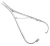 Snag-free hook tip Mathieu pliers for elastic and ligature placement